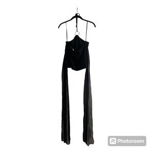 St John evening jewel halter top